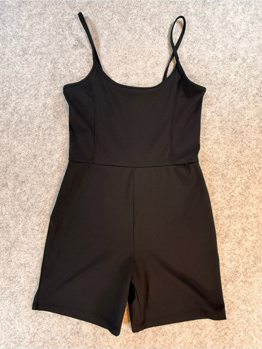 Series 8 Black Activewear Unitard Romper Bodysuit Size Medium